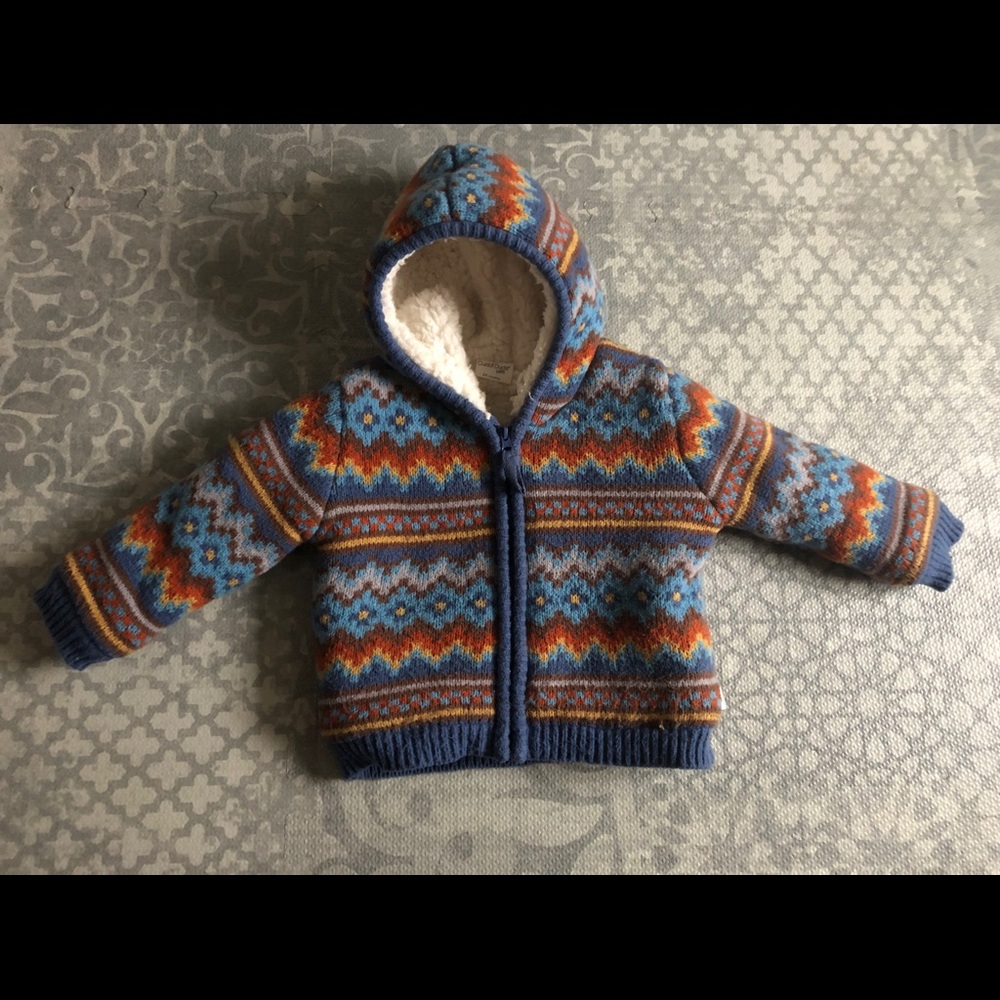 Cuddl Duds fleece lined baby jacket